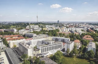 Luftaufnahme München.