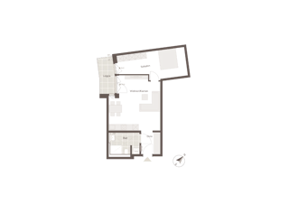 Mustergrundriss Urban Suite.