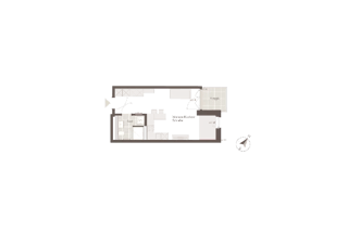 Grundrissvariante Balkon.