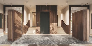 LENZ Schwabing – Visualisierung Lobby.