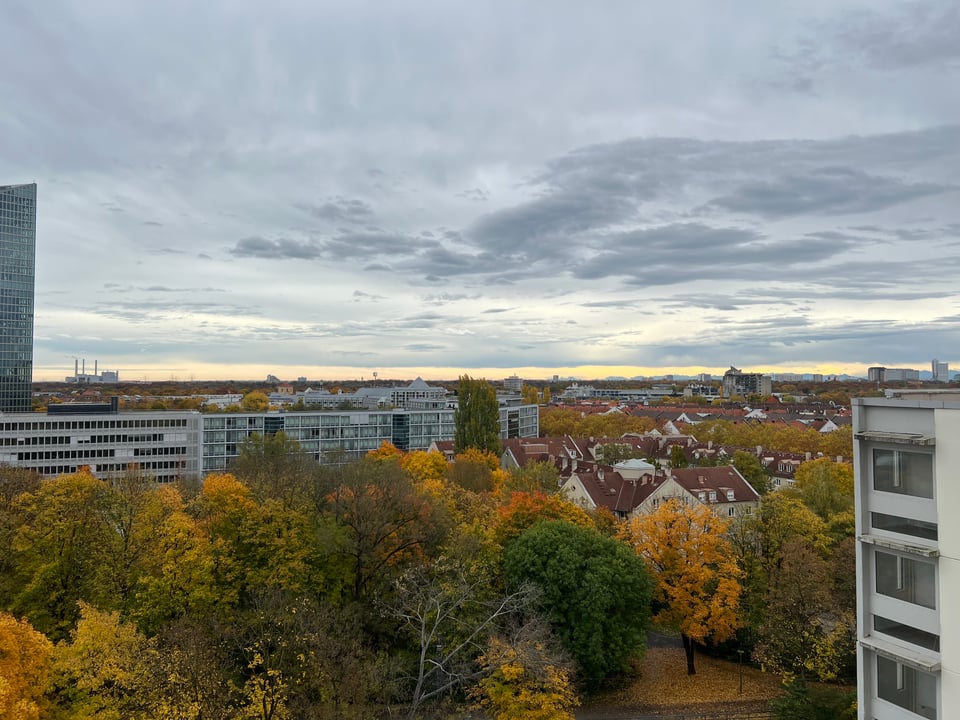Blick vom Balkon