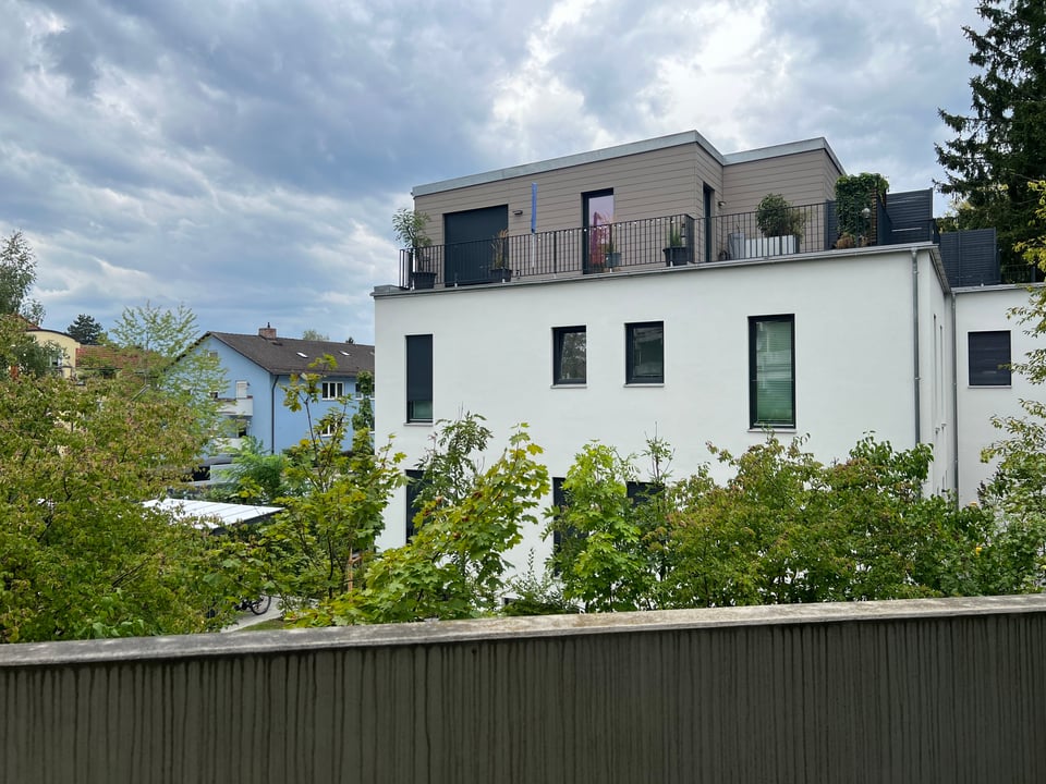Ausblick vom Balkon