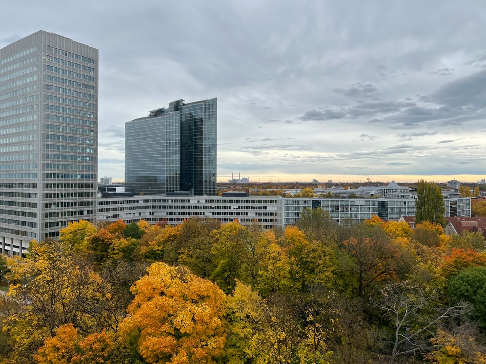 Blick vom Balkon