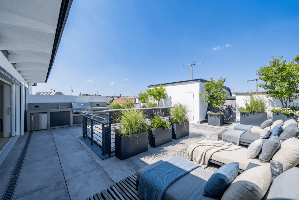 Visualisierung Dachterrasse
