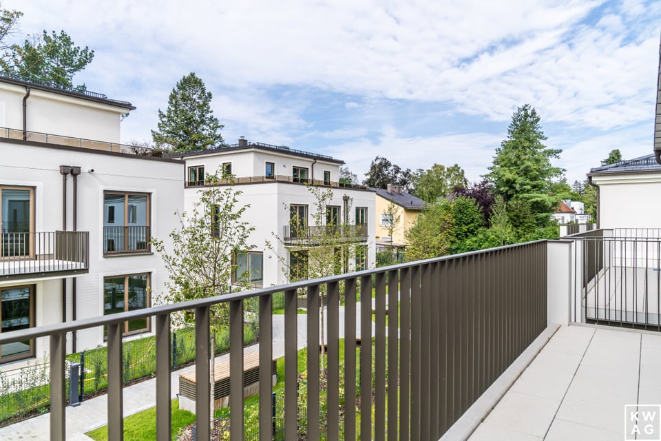 Blick vom Balkon Beispiel